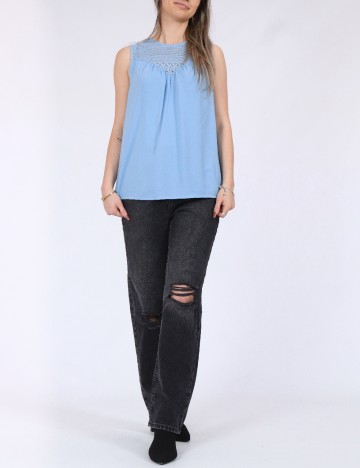 Bluza Vero Moda, bleu