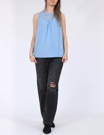 Bluza Vero Moda, bleu
