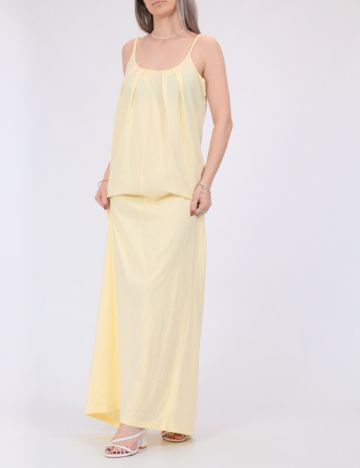 Rochie lunga Vero Moda, galben