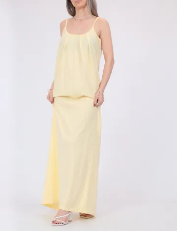 Rochie lunga Vero Moda, galben