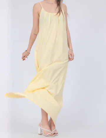 Rochie lunga Vero Moda, galben