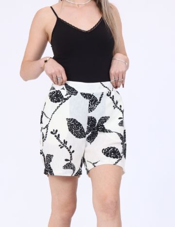 Pantaloni scurti Vero Moda, alb