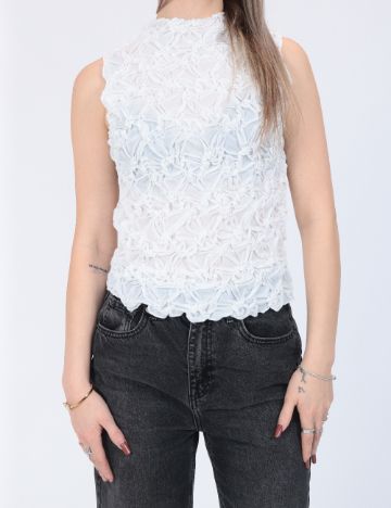 Top Vero Moda, alb