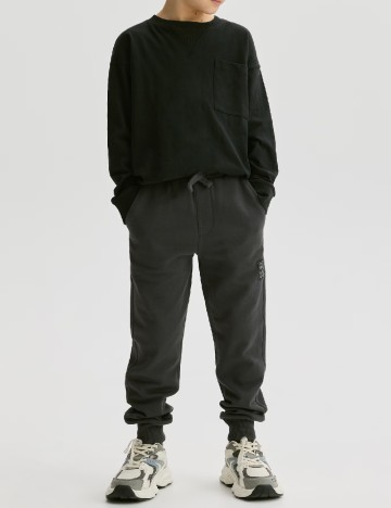 Pantaloni Reserved, negru