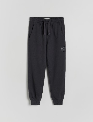 Pantaloni Reserved, negru