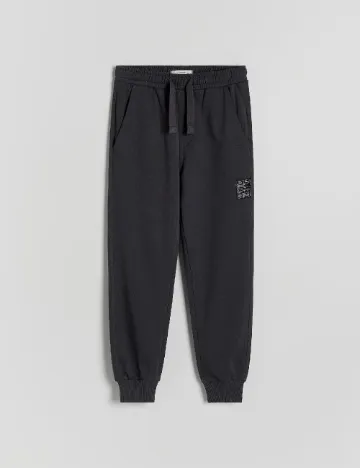 Pantaloni Reserved, negru