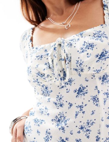 Rochie medie New look, crem