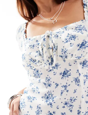 Rochie medie New look, crem