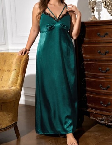 Rochie de noapte SHEIN CURVE, verde