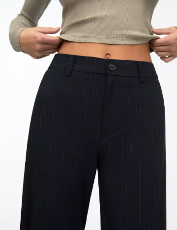 Pantaloni Pull&Bear, albastru