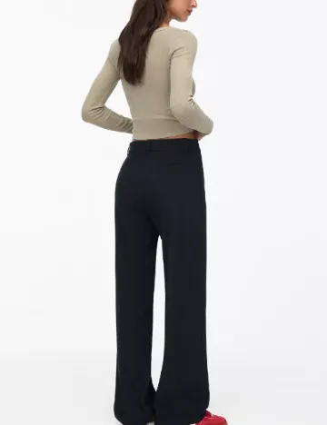 Pantaloni Pull&Bear, albastru