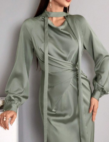 Rochie medie SHEIN, verde