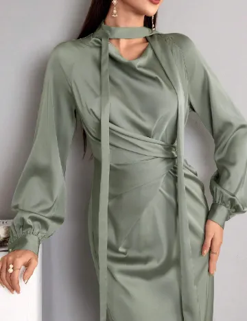 Rochie medie SHEIN, verde