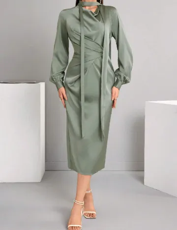 Rochie medie SHEIN, verde