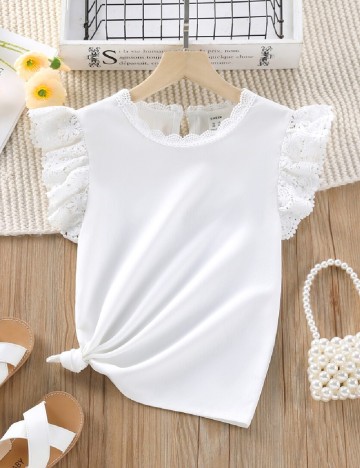 Bluza Shein Kids, alb