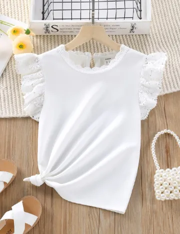 Bluza Shein Kids, alb