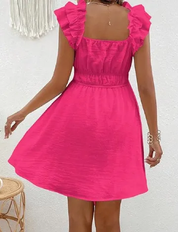 Rochie scurta SHEIN, roz Roz