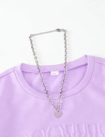 Tricou Shein Kids, lila
