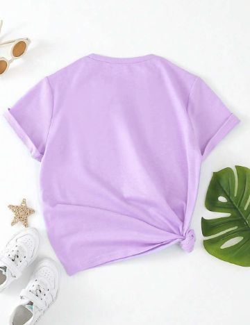 Tricou Shein Kids, lila