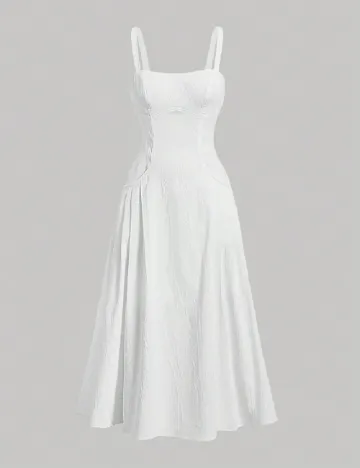 Rochie medie SHEIN, alb