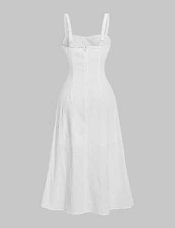 Rochie medie SHEIN, alb