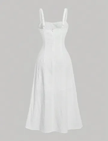 Rochie medie SHEIN, alb
