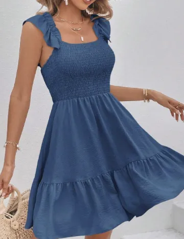Rochie scurta SHEIN, albastru Albastru