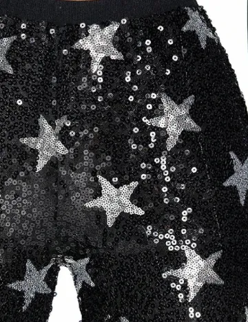 Pantaloni Romwe, negru Negru