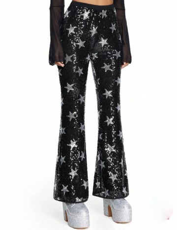 Pantaloni Romwe, negru