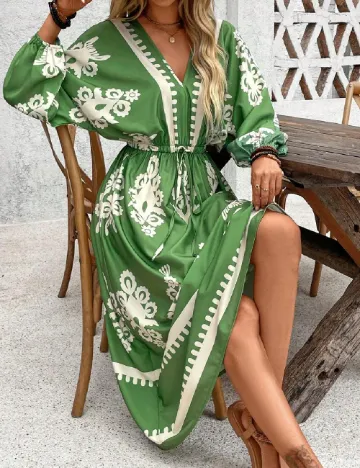 Rochie medie SHEIN, verde