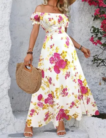 Rochie lunga SHEIN, floral print