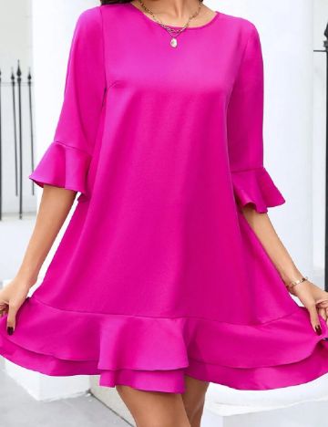 Rochie scurta SHEIN, magenta