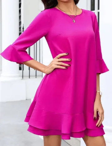 Rochie scurta SHEIN, magenta
