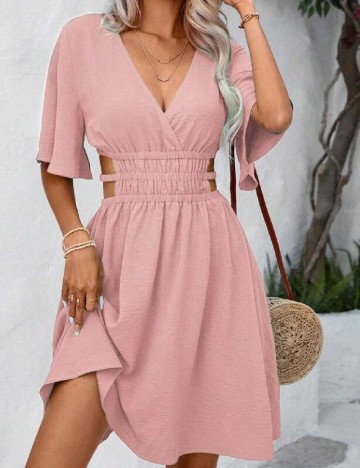 Rochie scurta SHEIN, roz