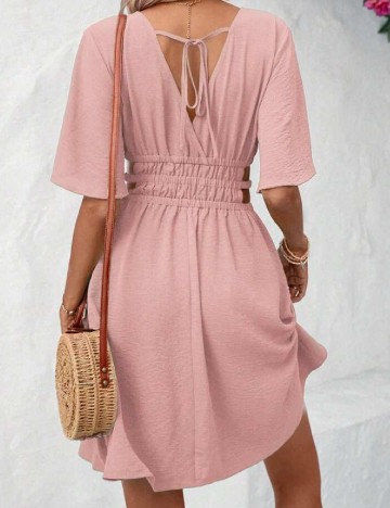 Rochie scurta SHEIN, roz