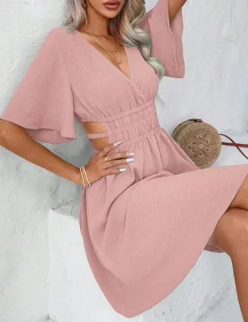Rochie scurta SHEIN, roz