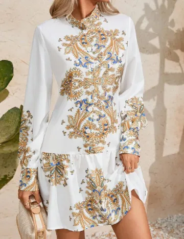 Rochie scurta SHEIN, alb