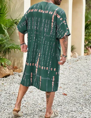 Blazer SHEIN Plus Size Men, verde