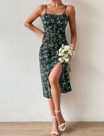 Rochie medie SHEIN, verde