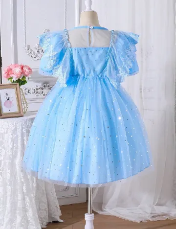 Rochie scurta Shein Kids, albastru