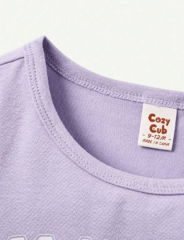 Tricou CozyCub, mov