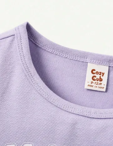 Tricou CozyCub, mov