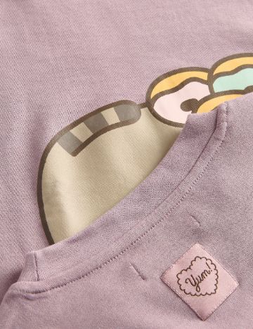 Tricou Pusheen, violet