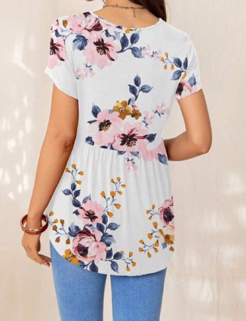 Bluza SHEIN Maternity, alb