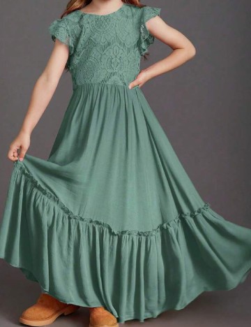Rochie Shein Kids, verde