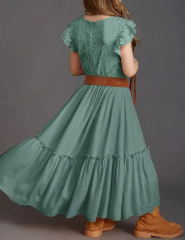 Rochie Shein Kids, verde