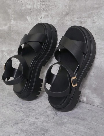 Sandale SHEIN, negru
