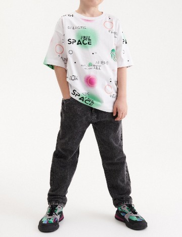 Tricou Reserved, alb