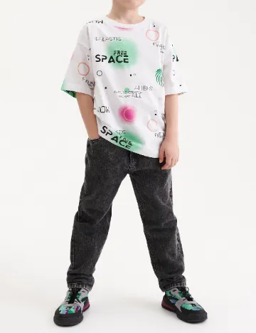 Tricou Reserved, alb