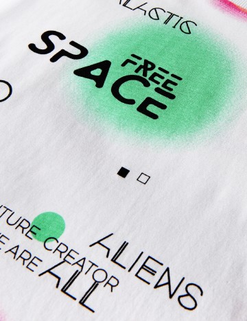 Tricou Reserved, alb
